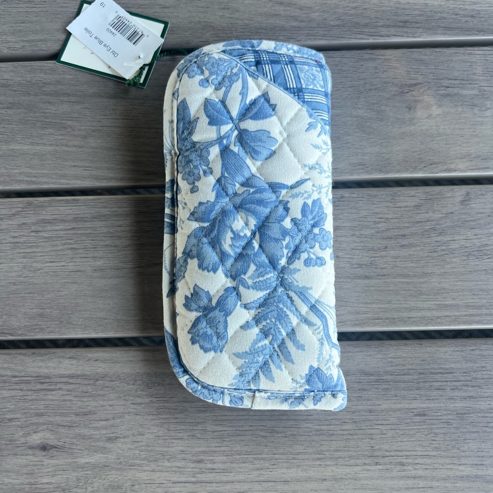 Vintage VERA BRADLEY 2001 Blue Toile Double Eye Case - Picture 5 of 10